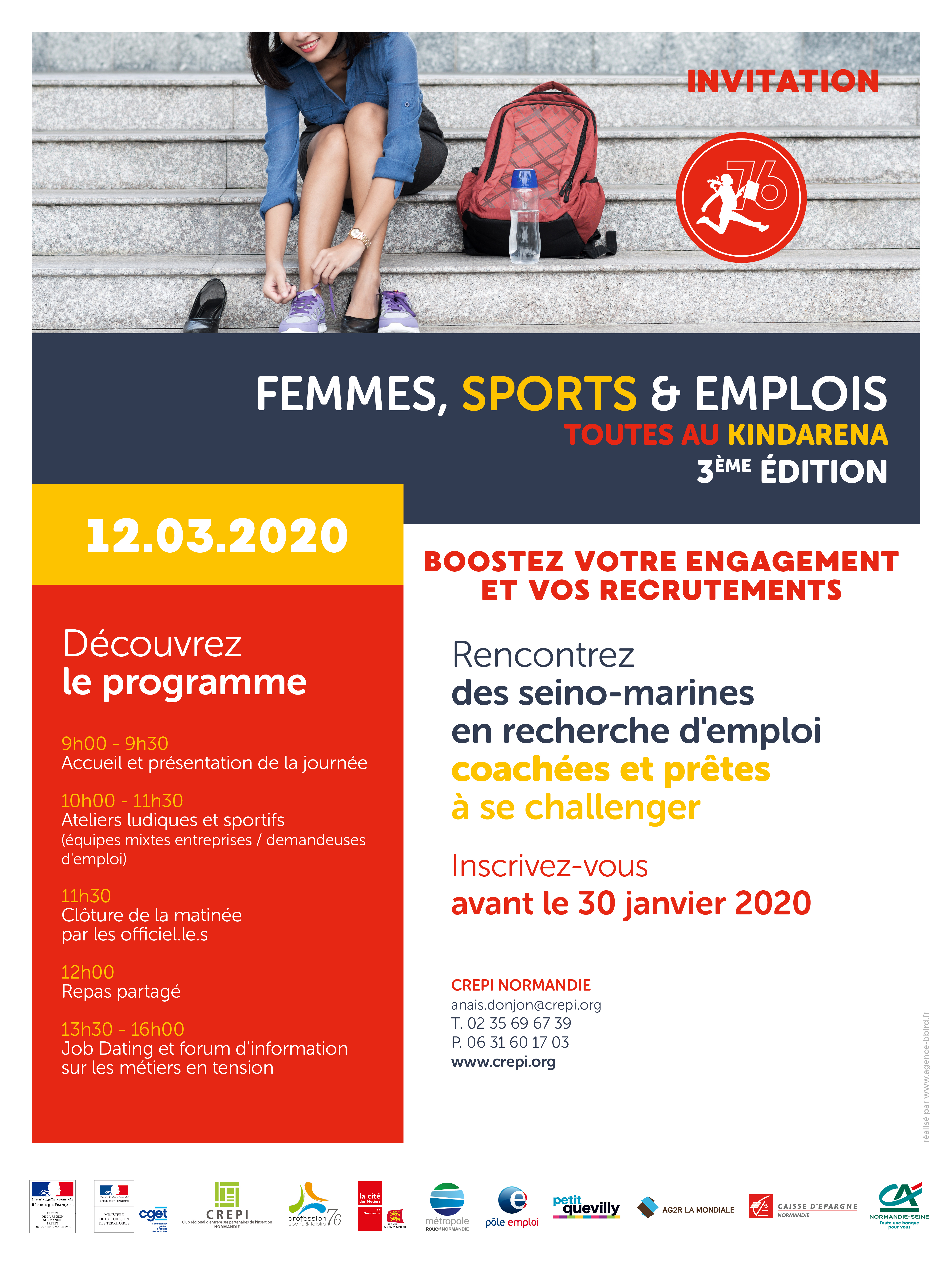 Crepi Normandie Femmes Sports Et Emplois 3 Crepi Clubs Regionaux D Entreprises Partenaires De L Insertion